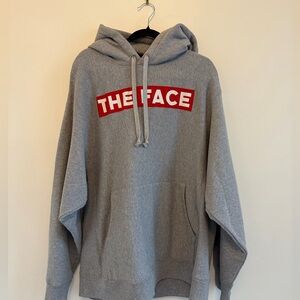 Gucci Gray Hoodie with Red Text